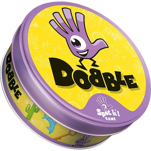 A circular tin with a cartoon hand that has an eye in the middle of it