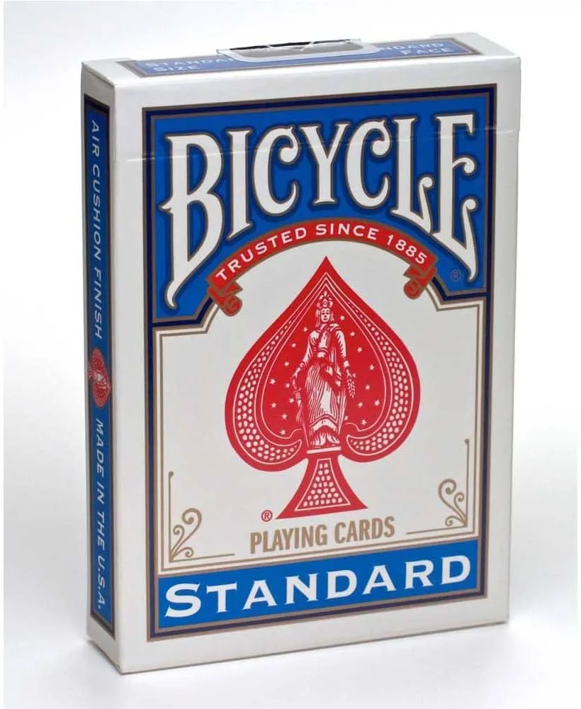 A deck of playing cards with Bicycle written on it